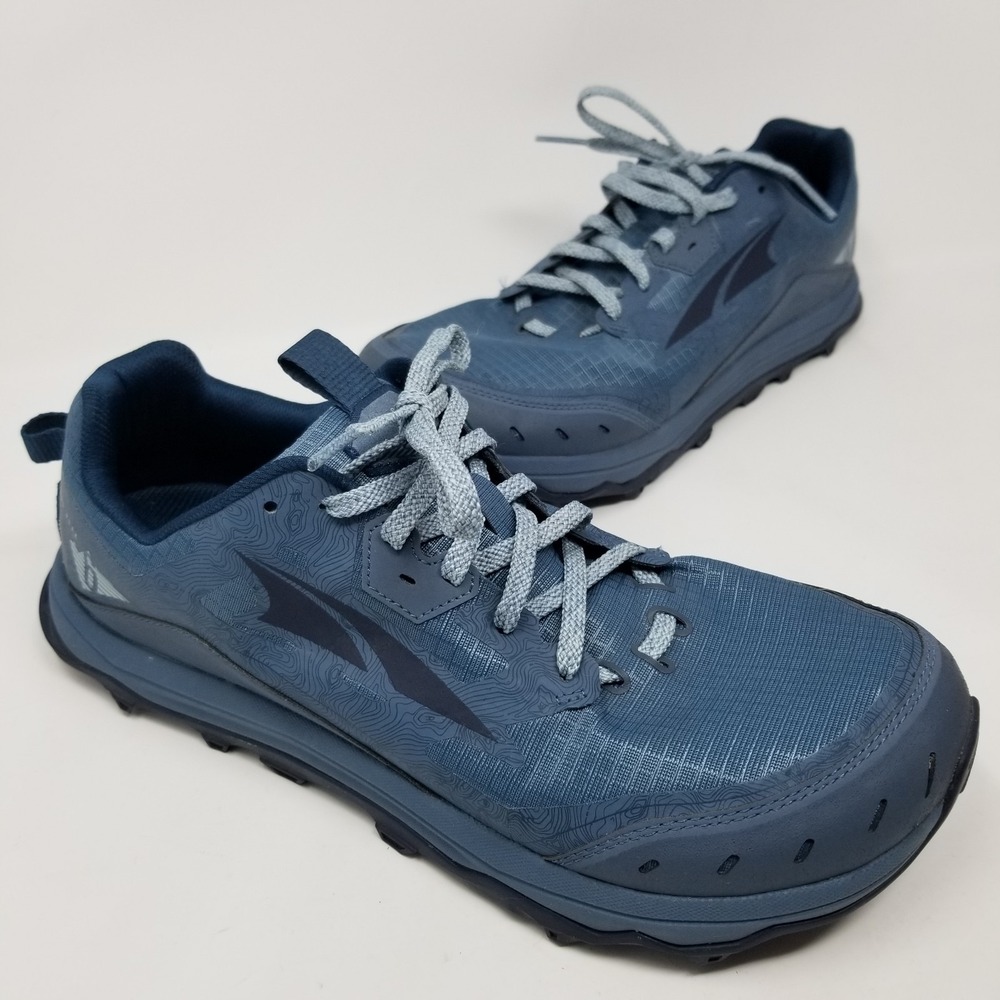 Altra Lone Peak 6 Trail Running Shoes Womens 11.5 Blue AL0A548J446 Topographic